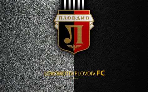 Download Wallpapers Fc Lokomotiv Plovdiv 4k Logo Bulgarian Football