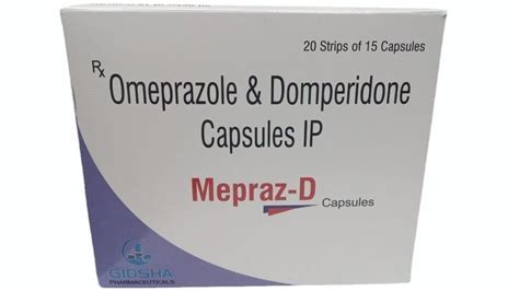 Mepraz D Omeprazole Domperidone Capsule Ip At Rs Box