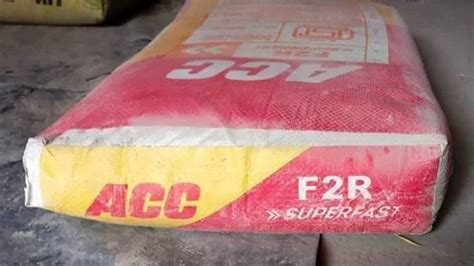 Acc F R Superfast Cement Packaging Size Kg At Rs Bag In Haldia