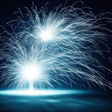 Premium Photo White Glowing Light Burst Explosion