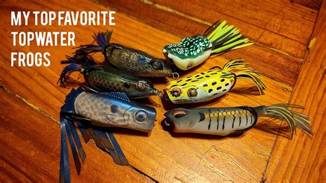 Top Favorite Topwater Frogs For Bass Fishing My Review YouTube