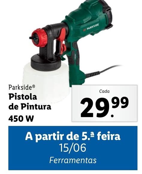 Promo O Parkside Pistola De Pintura W Em Lidl