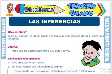 Razonamiento Verbal Tercer Grado De Primaria Fichas