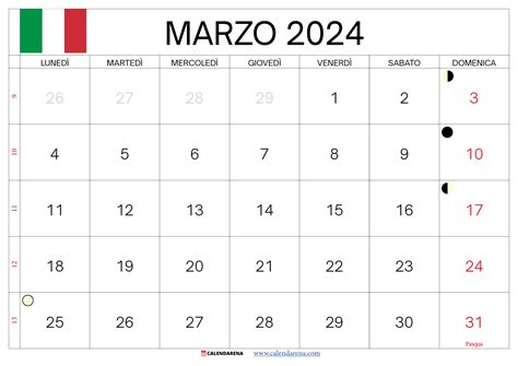 Calendario Marzo 2024 Da Stampare Italia Artofit