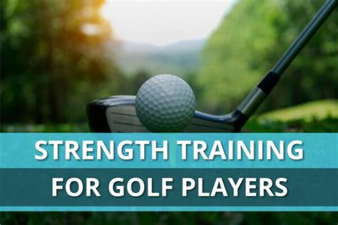 Strength Training For Golf Players (Detailed Program)