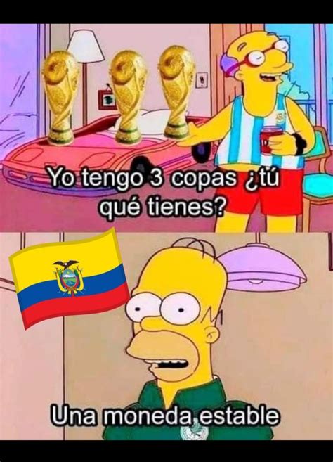 Argentina Vs Ecuador Los Más Hilarantes Memes Del Inicio De Los Cuartos De Final De La Copa