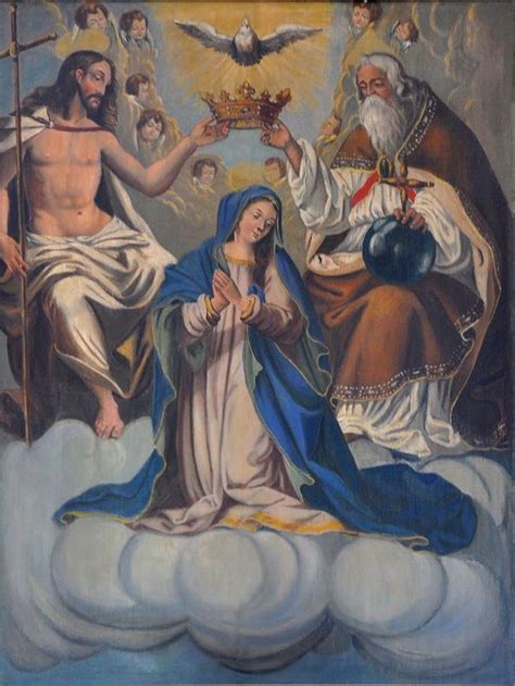 The Memorial Of The Queenship Of Mary August Virgin Mary Art