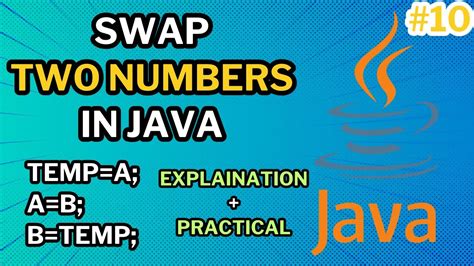 How To Swap Two Numbers In Java Hindi Java Basic Questions Series