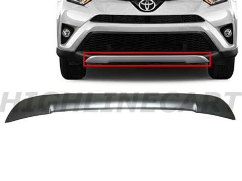 Toyota Rav Xle Front Bumper Lower Silver Garnish Trim Oem