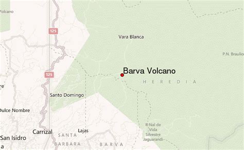 Barva Volcano Mountain Information