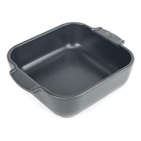 Peugeot Square Casserole Dish Appolia Oven Dish Ceramic Slate Grey