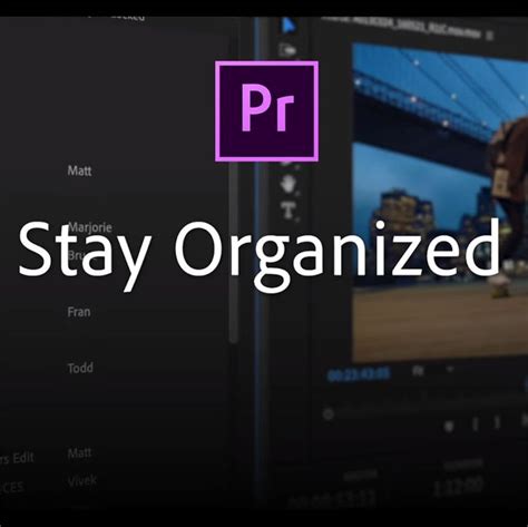 Productions Feature Set Is Now Available In Premiere Pro In