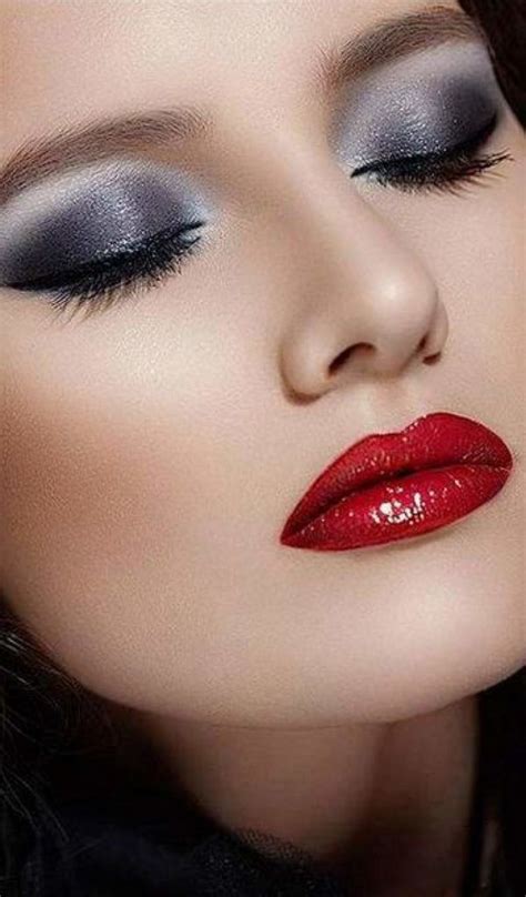 Colourful Lips And Eyes
