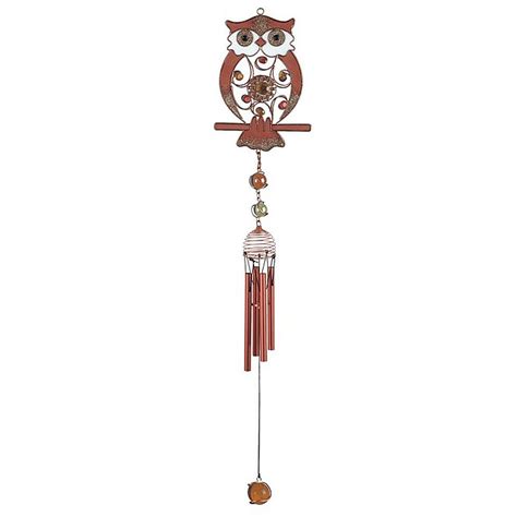 Owl Metal Glass Chime Joe Wilcox Indian Den