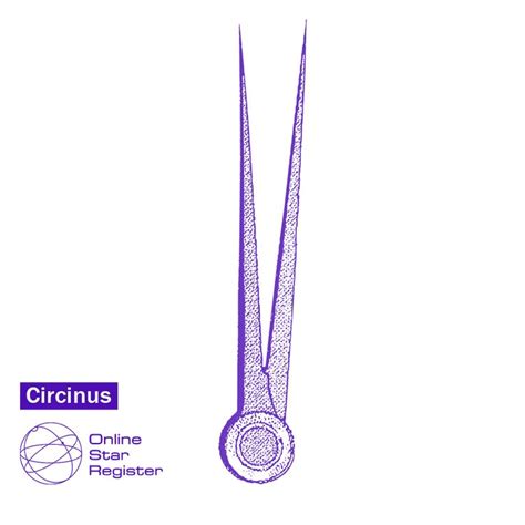 Constellation Circinus Gift Map Coordinates And Explanation