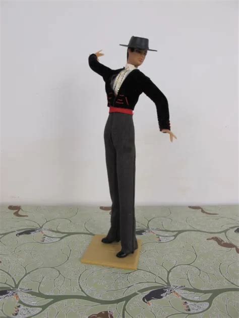 Vintage Marin Chiclana Plastic Matador Or Flamenco Dancer