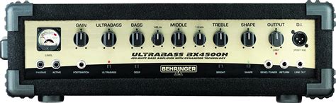 Behringer Ultrabass Bx4500h 450 Watt Bass Amplifier Head With Shape Filter And