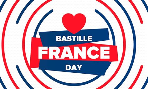 Premium Vector | Bastille day in france national happy holiday french ...