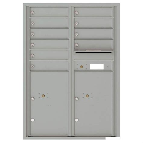 Florence Versatile Front Loading 4C Commercial Mailbox with 10 Tenant ...