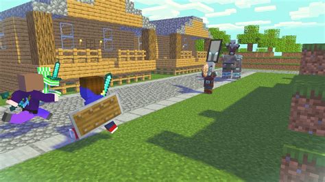 Wir Retten Das Dorf Und 1 Villager Minecraft The Mystery Of