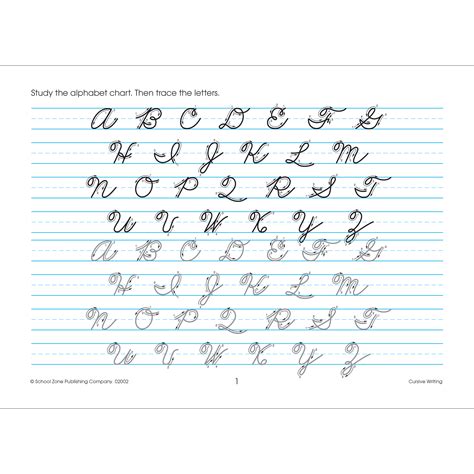 Proper Cursive Alphabet