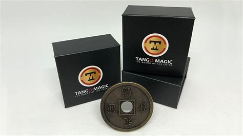 Dollar Size Chinese Coin Brass By Tango Ch033 Mjm Magic