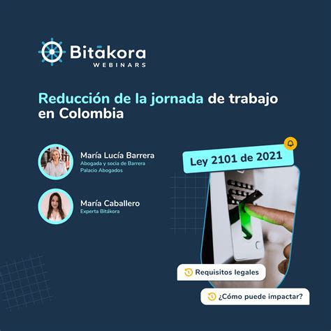 Reducción de la jornada laboral de trabajo en Colombia