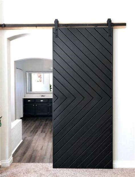 Custom Made Chevron Farmhouse Sliding Barn Door Contemporary Etsy Garage Door Design Modern