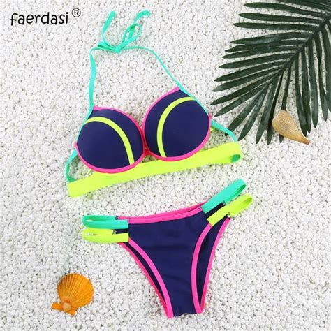 Aliexpress Buy Faerdasi Bikini Sexy Euramerican Swimwear Women