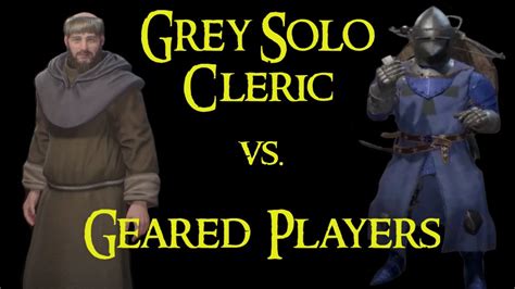 Grey Solo Cleric Vs Geared Players In Goblin Caves Dark And Darker