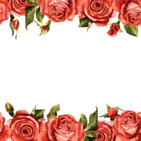 Red Roses Frame Border Images Search Images On Everypixel