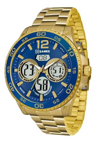 Reloj De Pulsera X Games Xteel Xmgsa D Kx De Cuerpo Color Dorado