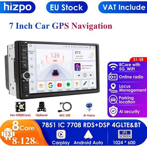 Octa N Cleo 8gb Ram 128gb Rom Dsp Ips Carplay Autoradio Android 12 2din