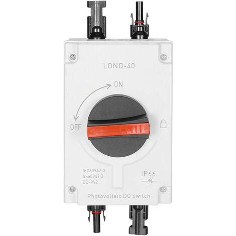 Interruttore Cc Fotovoltaico Isolatore Del Sistema Solare