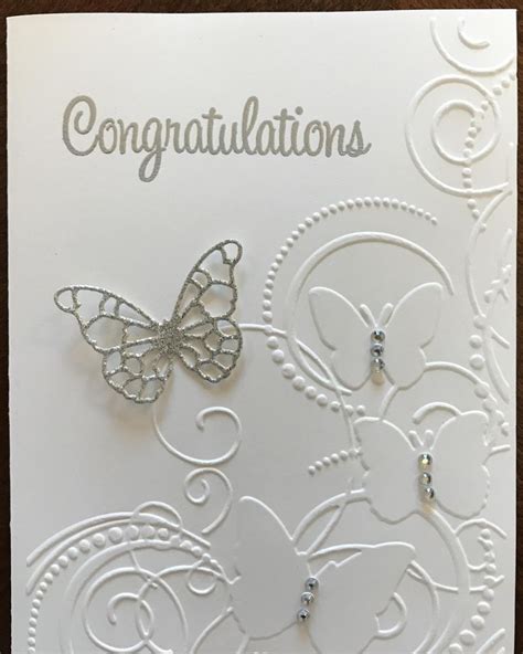 Darice Butterfly Swirls Embossing Folder Wedding Card Embossed Cards