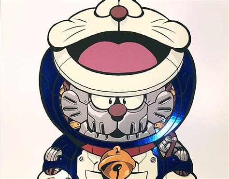 Mechasoul Doraemon V Fine Art Print Behance