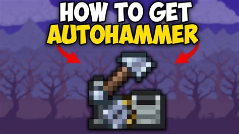 How To Get Auto Hammer In Terraria Auto Hammer Terraria Youtube