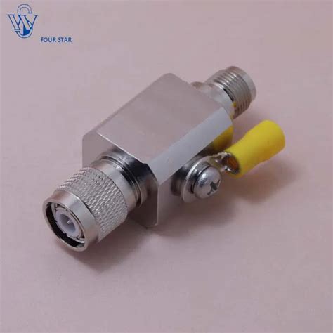 Rf Coaxial Gas Discharge Tube Surge Arrestor With Tnc Male To Tnc Female Connectors Dc 25ghz