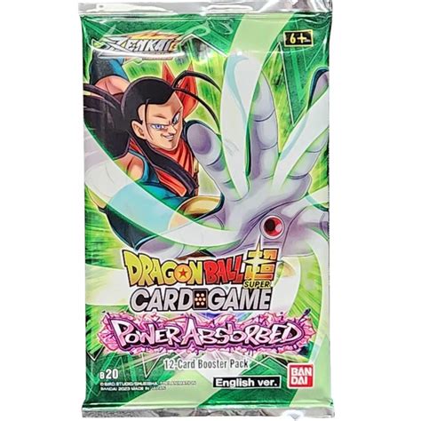 Booster Booster Dragon Ball Super Card Game B Zenkai Series Power