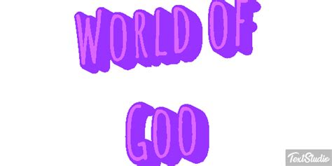 World Of Goo Videogame Animated  Logo Designs