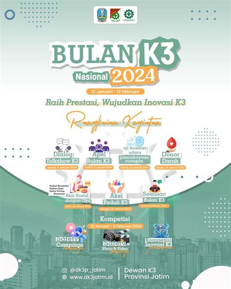 Peringati Bulan K3 DK3P Jatim Gelar Aneka Kegiatan HSEMagz