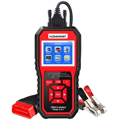 Interfejs Diagnostyczny KW870 Konnwei OBD2 Skaner Tester Baterii