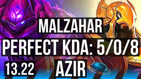 Malzahar Vs Azir Mid M Mastery Games Br Master