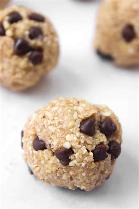 Healthy Cookie Dough Bites Healthy Liv