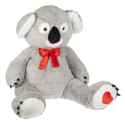 Way To Celebrate Valentine's Day Extra Large Plush, Koala, Gray ...