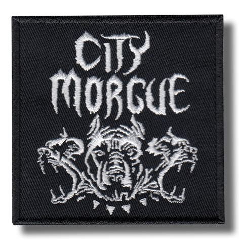 City Morgue Embroidered Patch 7x7 Cm Ubicaciondepersonascdmxgobmx