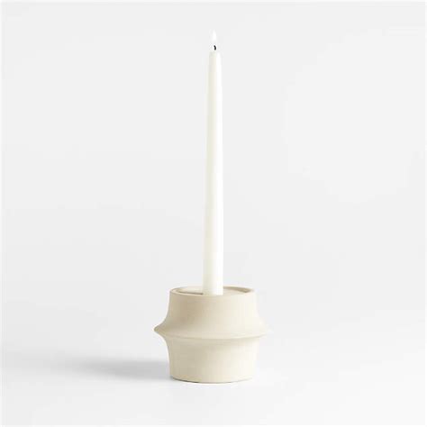 Carter Small Sandstone Tealight Candle Holder Reviews Crate And Barrel