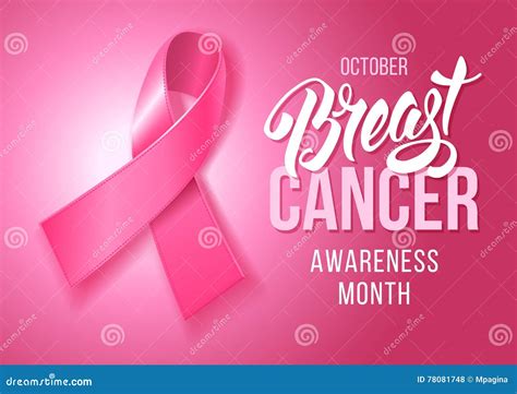 Breast Cancer Awareness Month Stock Vector Illustration Of Charity Atlas 78081748