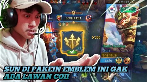 Meta Baru Nihh Sun Build Marksman Mobile Legends Indonesia Youtube