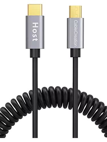 Cable Micro Usb A Usb C En Espiral Cablecreation De Pies Meses Sin